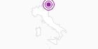 Accommodation Fewo Lodnerhof in the Three Peaks Dolomites: Position on map