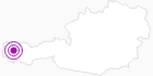 Accommodation Familienhotel Jägeralpe in the Bregenz Forest: Position on map