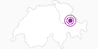 Accommodation Prodkopf Pizol in the Heidiland : Position on map