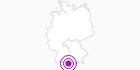 Accommodation Ferienwohnungen Sonneck in the Allgäu: Position on map