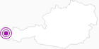 Accommodation Hütte Martina in the Alpenregion Bludenz: Position on map