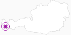 Accommodation Landhaus Rudigier in Montafon: Position on map