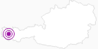 Webcam Chalet Anna Maria in Lech at the Arlberg: Position on map