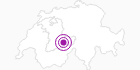 Accommodation Chalet Steinbock in the Jungfrau region: Position on map