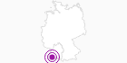 Accommodation Haldenmichelhof in the Black Forest: Position on map