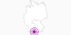 Accommodation Biohotel Schratt in the Allgäu: Position on map