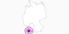Accommodation Pension Kramer in the Black Forest: Position on map