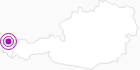 Accommodation Vitalhotel Quellengarten in the Bregenz Forest: Position on map
