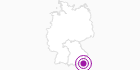 Accommodation Pension Waldklause Bavarian Alps: Position on map