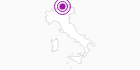 Accommodation Sporthotel Kurzras in the Vinschgau: Position on map