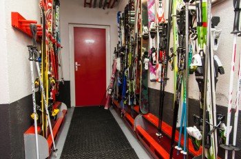 Hotel Ski & Snowboard Storage Room
