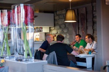 Guest Dining in main Restaurant