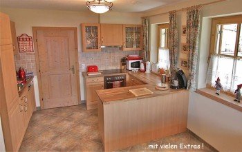 the well equiped open kitchen