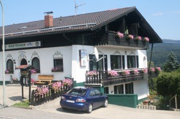 Gaestehaus am Berg in summer