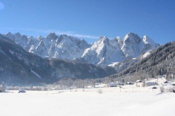 View of the idyllically situated Gosau