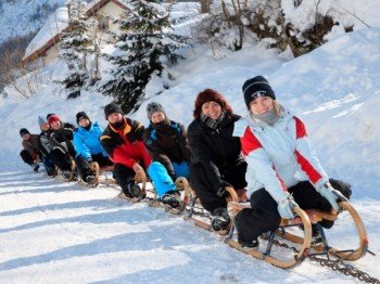 tobogganing