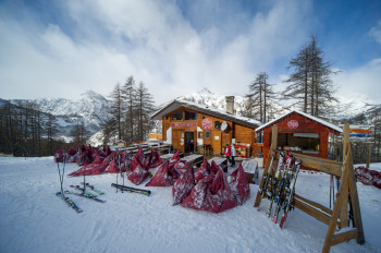 Our bar / restaurant on Les Arnauds slopes, I BIRICHINI