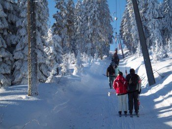 Schlepplift zum Fichtelberg