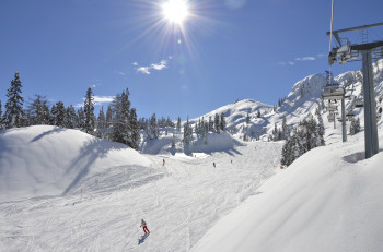 Schöne Paganella Skigebiet