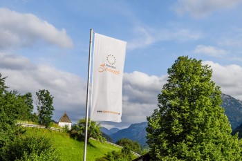 Blick von der Terrasse nach Hinterstein