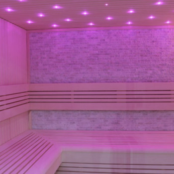 Sauna in 4 Farbe Atmosphären