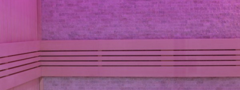Sauna in 4 Farbe Atmosphären