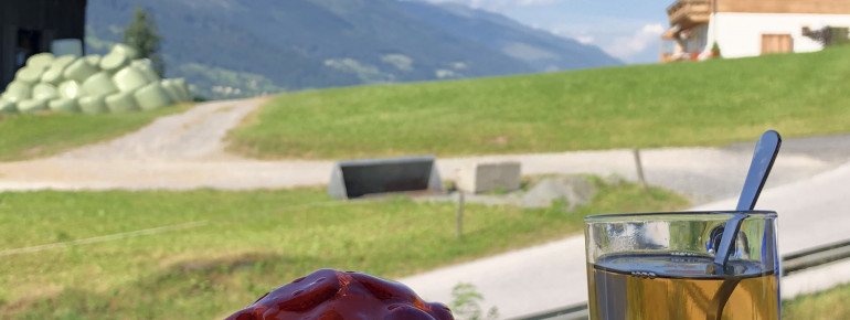 Aussicht vom Balkon