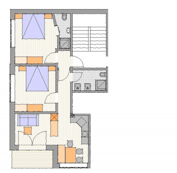 Grundriss der Wohnung Künzel