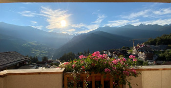 Aussicht Balkon Sommer