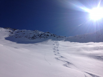 Spuren im Schnee