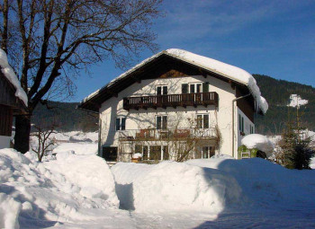 Unser Haus im Winter