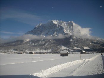 Aussicht zur Zugspitze