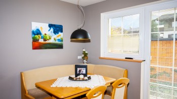 Esstisch im Appartement Venediger