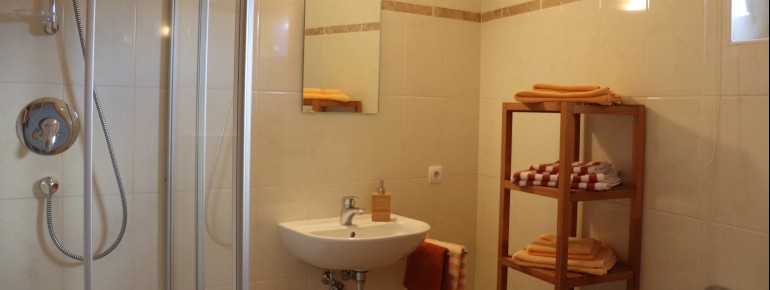 App. 3 "Eisenspitz - Badezimmer mit Dusche und WC