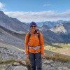 Helene in den Lechtaler Alpen auf einer unserer zahlreichen Wanderungen