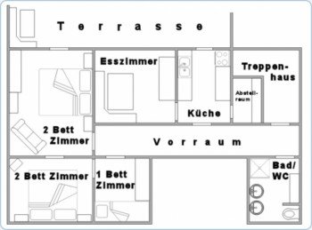 Appartement Nr. 1