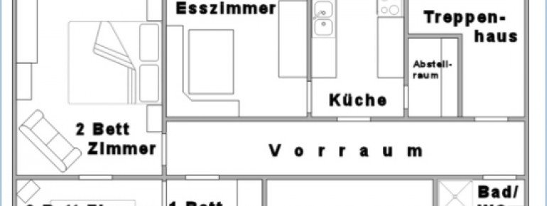 Appartement Nr. 1