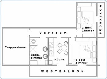 Appartement Nr. 2
