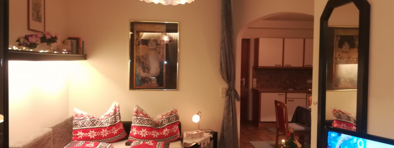 App. Sonja Wohnzimmer mit 2 Schlafgelegenheiten