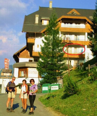 Haus Carinthia mit App. Sonja im zweiten Stock und Westbalkon