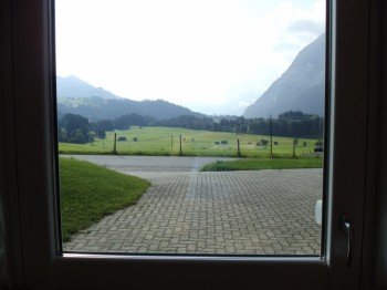 Aussicht Ferienwohnung 3 im Erdgeschoss