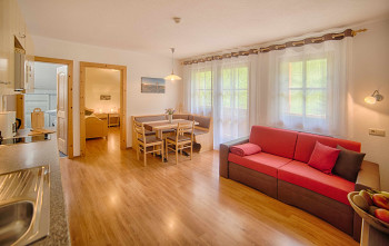 Wohnraum / Beispiel // Löfflerblick- Apartments & Wellness