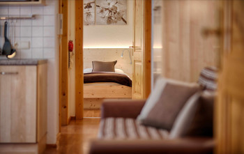 Wohnbeispiel / Wohnraum // Löfflerblick- Apartments & Wellness