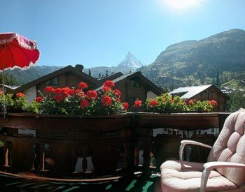 Wunderschöner Blick auf das Matterhorn