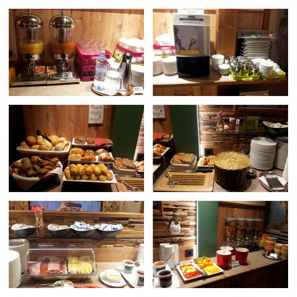 Frühstücksbuffet vom B&B Appartements Glungezer in Tulfes
