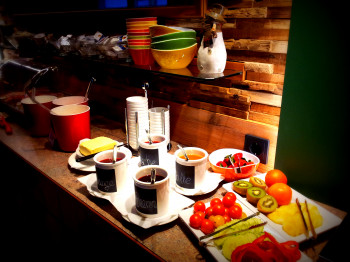 Frühstücksbuffet vom B&B Appartements Glungezer in Tulfes
