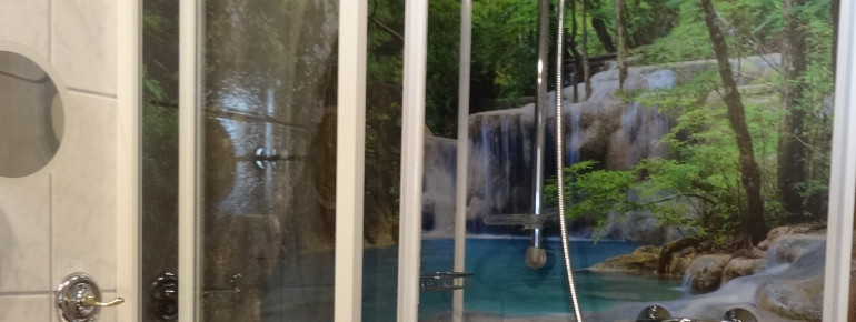 Dusche Fw. Bergblick