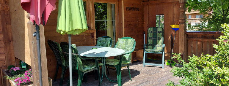 Terrasse zum genießen und verweilen