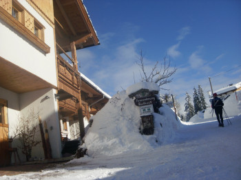Winteridylle im Badhaus
