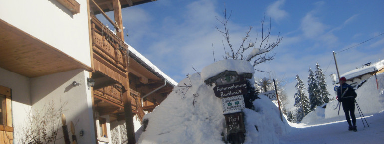 Winteridylle im Badhaus